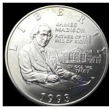 1993 Bill of Rights Silver Half Dollar SUPERB GEM
