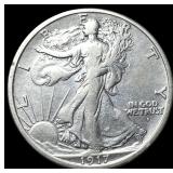 1917-S Silver Walking Liberty Half Dollar NEARLY U