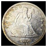 1876-S Silver Seated Liberty Quarter HIGH GRADE