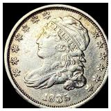 1835 Capped Bust Dime CHOICE AU