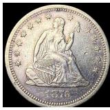 1876-S Silver Quarter Dollar NEARLY UNCIRCULATED