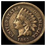 1863 Indian Head Cent NEARLY UNCIRCULATED