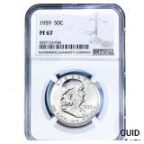 1959 Franklin Half Dollar NGC PF67
