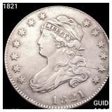 1821 Capped Bust Quarter HIGH GRADE