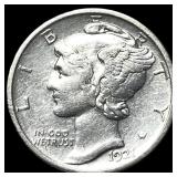 1921 Silver Mercury Dime HIGH GRADE