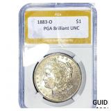 1883-O Morgan Silver Dollar PGA Brilliant UNC
