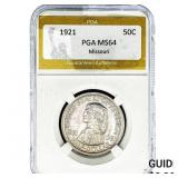 1921 Missouri Half Dollar PGA MS64