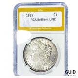 1885 Morgan Silver Dollar PGA BrIlliant UNC
