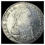 1830 Bolivia Silver 4 Soles