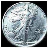 1916 Walking Liberty Half Dollar CLOSELY  UNCIRCU