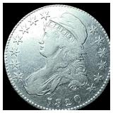 1820 Capped Bust Half Dollar NEARLY  UNCIRCULATED