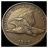 1857 Flying Eagle Cent CLOSELY UNCIRCULATED