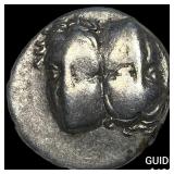 Greece Moesia, Istros 4th Cent. BC Silver Drachm