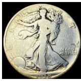 1938-D Silver Walking Liberty Half Dollar NICELY C