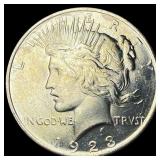 1923 Silver Peace Dollar GEM BU