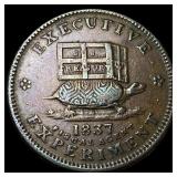 1837 Hard Times Token - Executive Experiment CLOSE