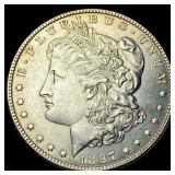 1897 Silver Morgan Dollar GEM BU