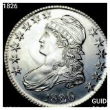 1826 Capped Bust Half Dollar CHOICE BU