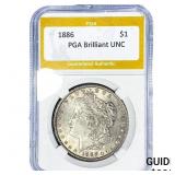 1886 Morgan Silver Dollar PGA BrIlliant UNC