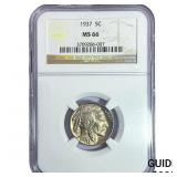 1937 Buffalo Nickel NGC MS66