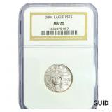 2004 1/4oz Platinum Eagle $25 NGC MS70