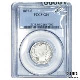 1897-S Barber Quarter PCGS G04