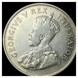 1936 Union of South Africa Silver 2.5 Shillings