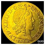 1653D France Gold Louis d'Or