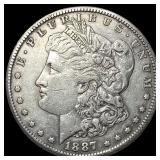 1887-S Silver Morgan Dollar CLOSELY UNCIRCULATED