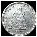1875 Seated Liberty Quarter UNCIRCULATED