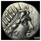 Greek Carian Isl. Rhodes 167-88 BC Silver Drachm