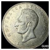 1944 Ecuador Silver 5 Sucres