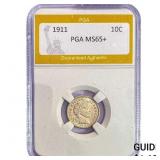 1911 Barber Dime PGA MS65+