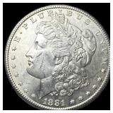 1881-S Silver Morgan Dollar GEM BU