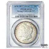 1878 7/8TF Morgan Silver Dollar PCGS AU55 Strong V