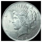 1922 Silver Peace Dollar CHOICE BU