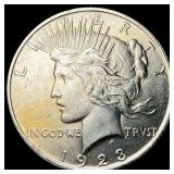 1923 Silver Peace Dollar GEM BU
