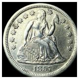 1857-O Silver Seated Liberty Dime UNCIRCULATED