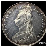 1887 G. Britain Silver Jubilee Head Florin Proof