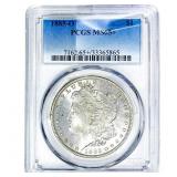 1885-O Morgan Silver Dollar PCGS MS65+