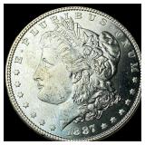 1887 Morgan Silver Dollar CHOICE BU