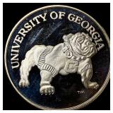 University of Georgia Liberty Bowl .999 Fine Silve