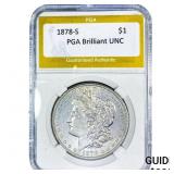 1878-S Morgan Silver Dollar PGA Brilliant UNC