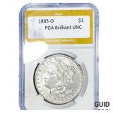 1883-O Morgan Silver Dollar PGA Brilliant UNC
