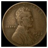 1922-D Lincoln Wheat Cent LIGHTLY CIRCULATED