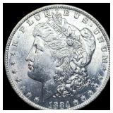 1884-O Silver Morgan Dollar GEM BU