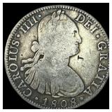 1808Mo TH Silver 8 Reales LIGHTLY CIRCULATED