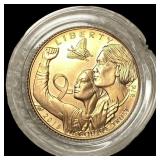 2018-W .21676oz Gold $5 Breast Cancer GEM PROOF