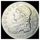1833 Capped Bust Half Dollar NEARLY UNCIRCULATED