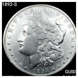1892-S Morgan Silver Dollar CLOSELY UNCIRCULATED
